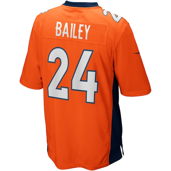 Champ Bailey Denver Broncos Nike Game Retired Player Jersey - Orange/Navy - Image 4