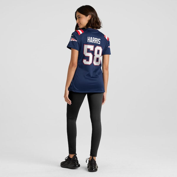 Marcus Harris New England Patriots Nike Women's Team Game Jersey - Navy - Image 5