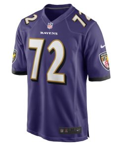 Alternative view of Andrew Vorhees Baltimore Ravens Nike Team Game Jersey -  Purple