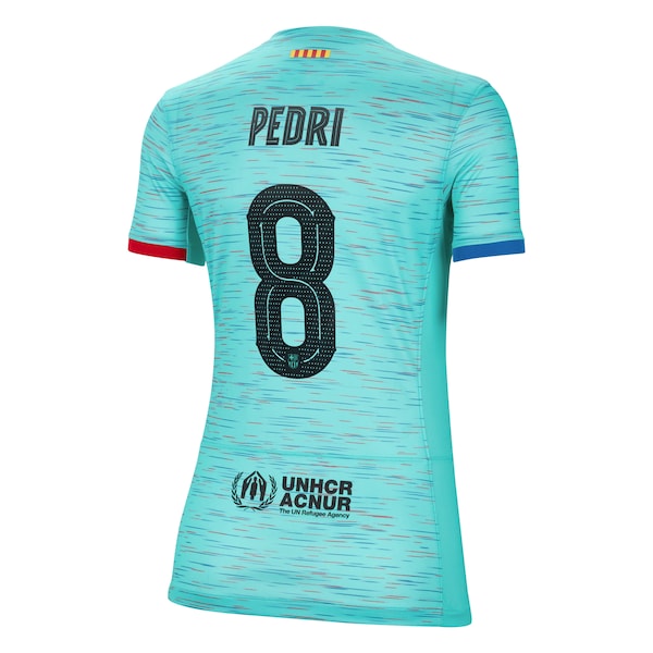 Pedri Barcelona Nike Women's 2023/24 Third Replica Jersey - Aqua - Image 3