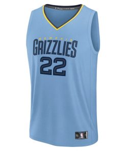 Alternative view of Desmond Bane Memphis Grizzlies  Fast Break Replica Player Jersey - Statement Edition - Light Blue
