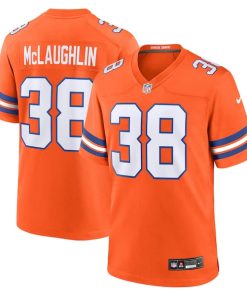 Jaleel McLaughlin Denver Broncos Nike Mile High Collection 1977 Throwback Player Game Jersey - Orange