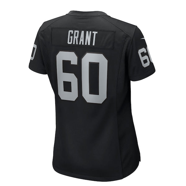 Charles Grant Las Vegas Raiders Nike Women's Team Game Jersey - Black - Image 3