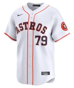 Alternative view of Jose Abreu Houston Astros Nike Home Limited Player Jersey - White
