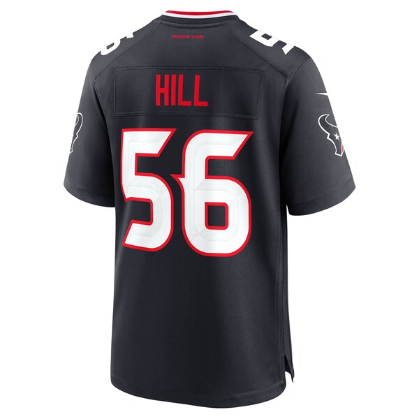 Jamal Hill Houston Texans Nike Team Game Jersey - Navy - Image 3