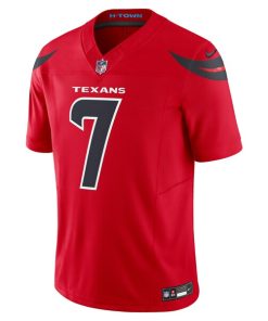 Alternative view of C.J. Stroud Houston Texans Nike Alternate Vapor F.U.S.E. Limited Jersey - Red
