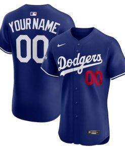 Los Angeles Dodgers Nike 2025 World Series Champions Alternate? Elite Custom Jersey - Royal/Cream