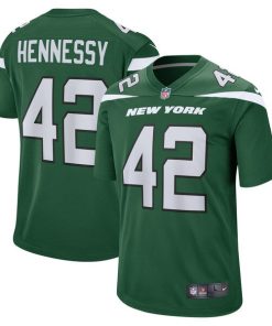 Thomas Hennessy New York Jets Nike Game Jersey - Gotham Green