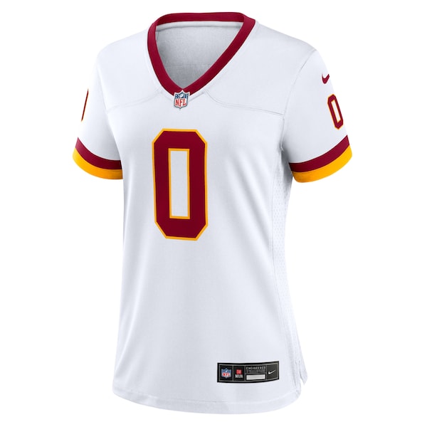 Mike Sainristil Washington Commanders Nike Women's Game Super Bowl Era Jersey - White - Image 2
