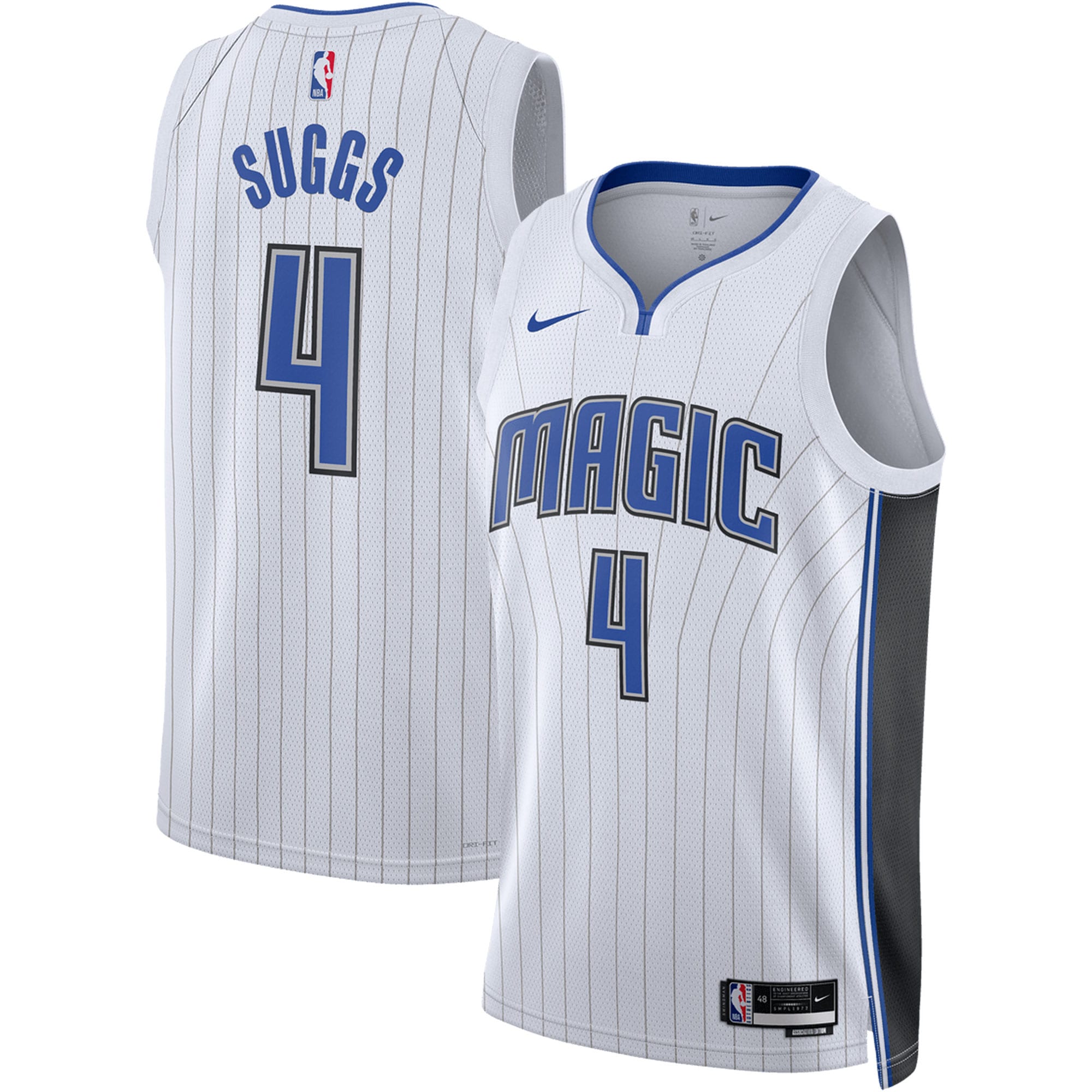 Jalen Suggs Orlando Magic Nike Unisex Swingman Jersey - Icon Edition - Black/White - Image 2