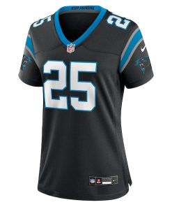 Alternative view of Xavier Woods Carolina Panthers Nike Women's Team Game Jersey - Black