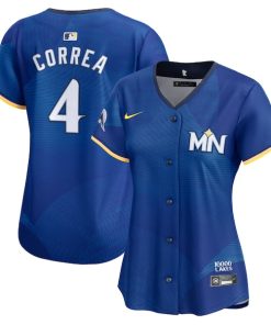 Carlos Correa Minnesota Twins Nike Women's 2024 City Connect Limited Jersey - Royal