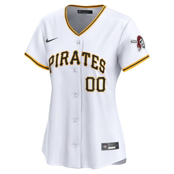 Pittsburgh Pirates Nike Women's Home Limited Custom Jersey - White - Image 2