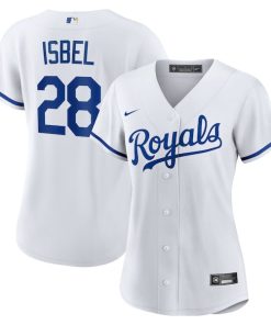 Kyle Isbel Kansas City Royals Nike Women's Home Replica Jersey - White
