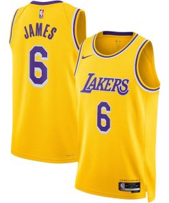 LeBron James Los Angeles Lakers Nike Unisex Swingman Jersey - Icon Edition - Gold