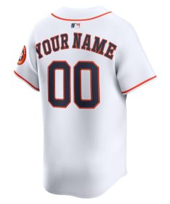Alternative view of Houston Astros Nike Youth Home Custom Limited Jersey - White