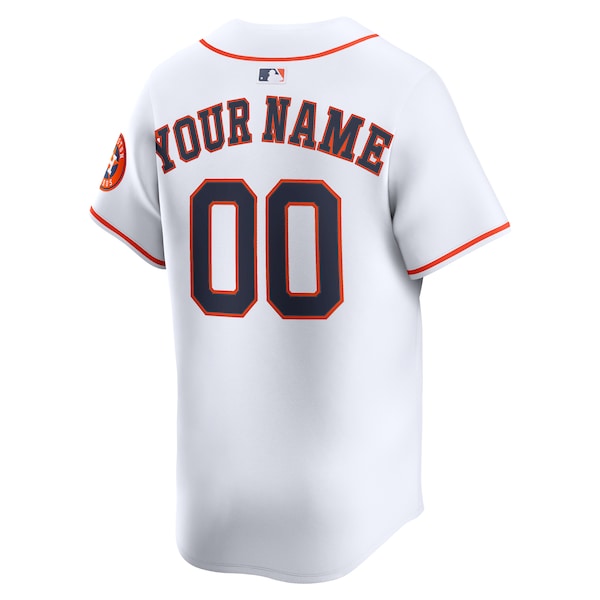 Houston Astros Nike Youth Home Custom Limited Jersey - White - Image 2