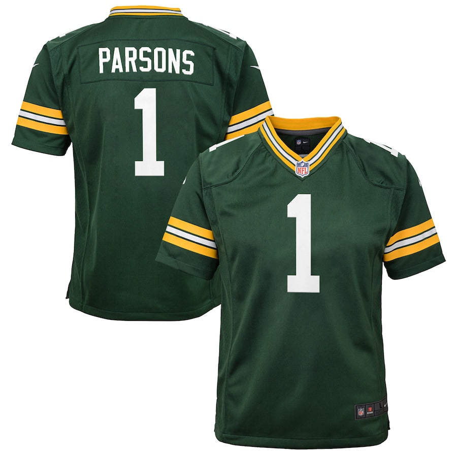 Youth Micah Parsons Green Bay Packers Nike Game Jersey - Green