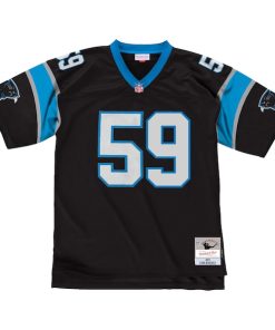 Alternative view of Luke Kuechly Carolina Panthers  2013 Legacy Throwback Replica Jersey - Black