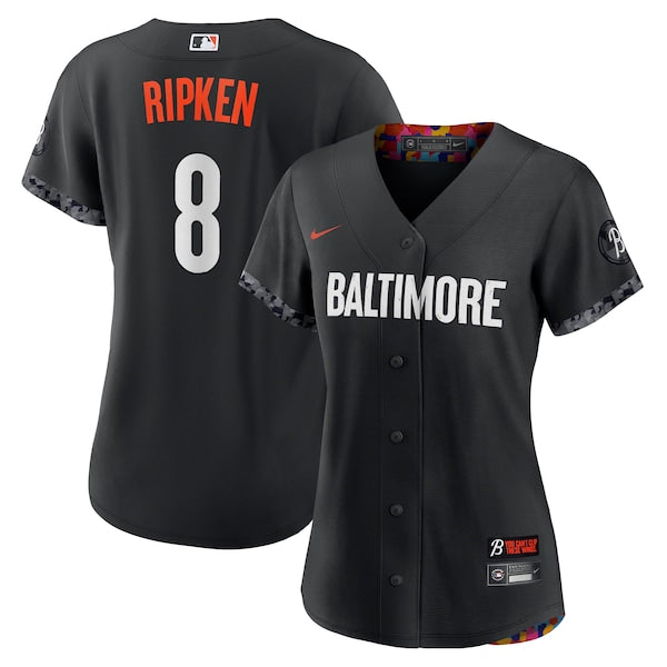 Cal Ripken?Baltimore Orioles Nike Women's 2023 City Connect Replica Player Jersey - Black