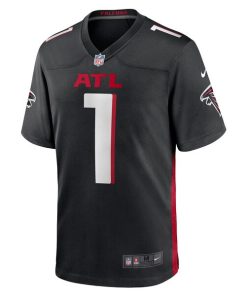 Alternative view of Dirty Birds Atlanta Falcons Nike Game Jersey - Black