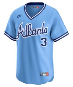 Alternative view of Dale Murphy Atlanta Braves Nike Throwback Cooperstown Limited Jersey - Royal