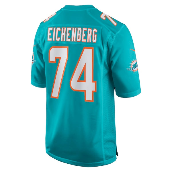 Liam Eichenberg Miami Dolphins Nike Game Jersey - Aqua - Image 3