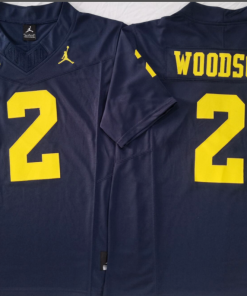 Charles Woodson  NCAA Michigan Wolverines Jordan Band Vapor Limited Jersey