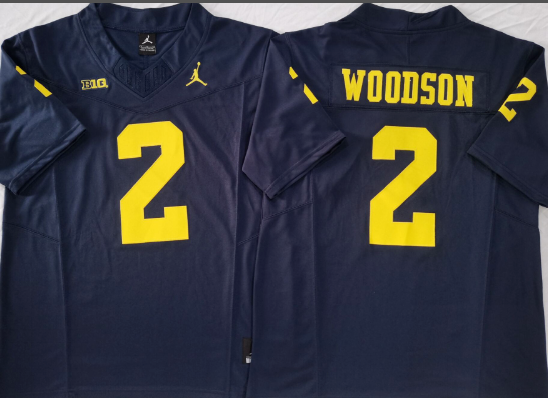 Charles Woodson NCAA Michigan Wolverines Jordan Band Vapor Limited Jersey