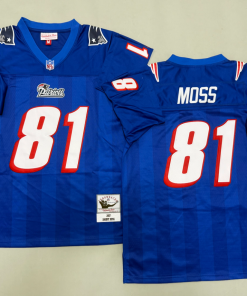 Randy Moss New England Patriots Authentic Throwback Retired Player Jersey