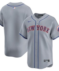 New York Mets Nike Away Limited Jersey - Gray