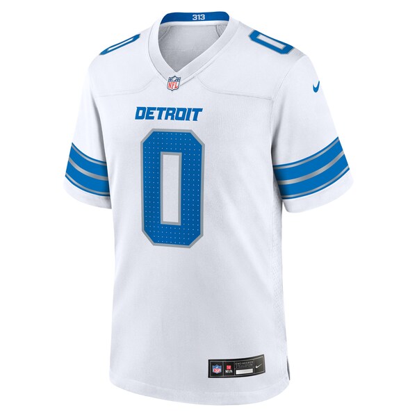 Jahmyr Gibbs Detroit Lions Nike Game Player Jersey - White - Image 2