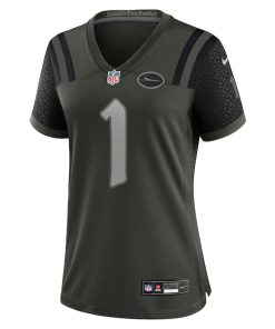 Alternative view of Ahmad Sauce Gardner New York Jets Nike Women's 2025 Rivalries Collection Game Jersey - Gotham Green