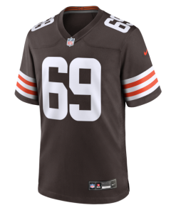Alternative view of Tyre Phillips Cleveland Browns Nike Team Game Jersey -  Brown