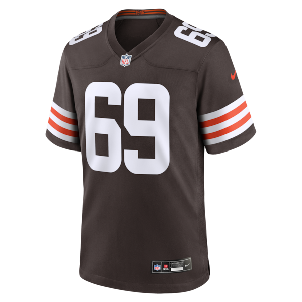 Tyre Phillips Cleveland Browns Nike Team Game Jersey - Brown - Image 2