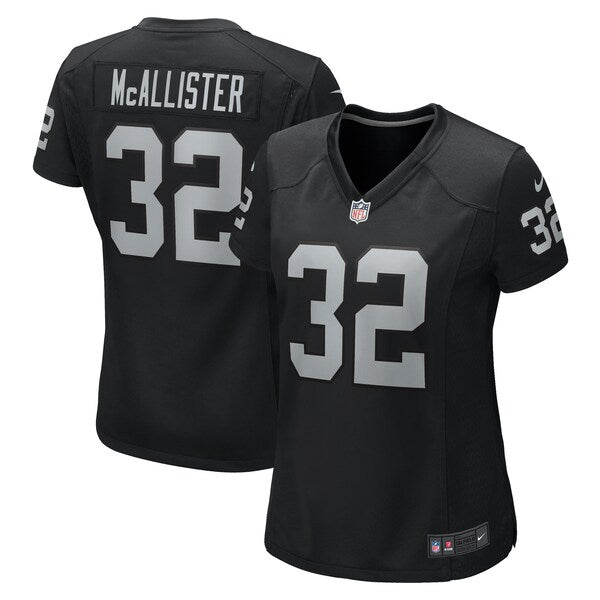 Tyreik McAllister Las Vegas Raiders Nike Women's Game Jersey - Black - Image 2