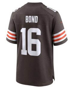 Alternative view of Isaiah Bond Cleveland Browns Nike Team Game Jersey -  Brown