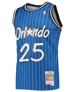 Alternative view of Nick Anderson Orlando Magic 1994/95 Hardwood Classics Swingman Jersey - Blue