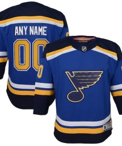 St. Louis Blues Youth Home Premier Custom Jersey - Blue
