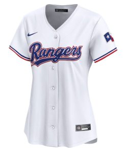 Alternative view of Texas Rangers Nike Women's Home Limited Custom Jersey - White