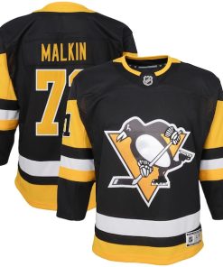 Evgeni Malkin Pittsburgh Penguins Youth Home Premier Player Jersey - Black