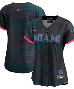 Miami Marlins Nike Women's 2025 City Connect Limited Jersey - Black