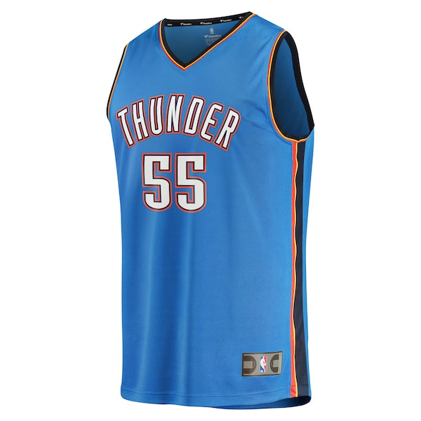 Isaiah Hartenstein Oklahoma City Thunder Fast Break Replica Player Jersey - Icon Edition - Blue - Image 2