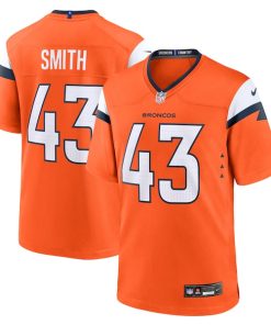 Keidron Smith Denver Broncos Nike Team Game Jersey -  Orange