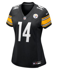 Alternative view of Kenneth Gainwell Pittsburgh Steelers Nike Women's Team Game Jersey -  Black
