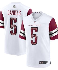 Jayden Daniels Washington Commanders Nike 2024 NFL Draft First Round Pick Player Game Jersey - White