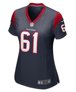 Alternative view of DJ Scaife Jr Houston Texans Nike Women's Team Game Jersey -  Navy