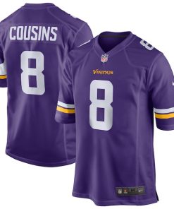 Kirk Cousins Minnesota Vikings Nike Game Jersey - Purple
