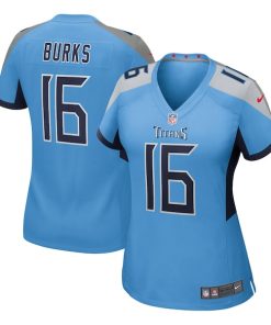 Treylon Burks Tennessee Titans Nike Women's Team Game Jersey -  Light Blue