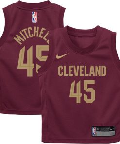 Donovan Mitchell Cleveland Cavaliers Nike Toddler Swingman Player Jersey - Icon Edition - Wine